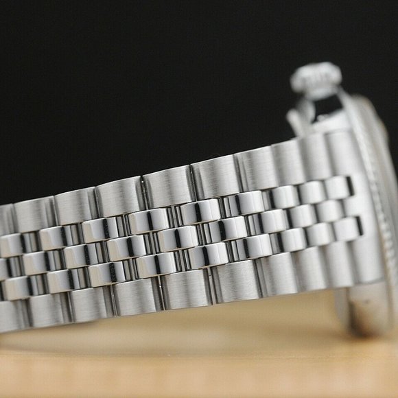 Sale! Rolex 36mm Black Dial Diamond Men's Watch - Picture 6 of 7